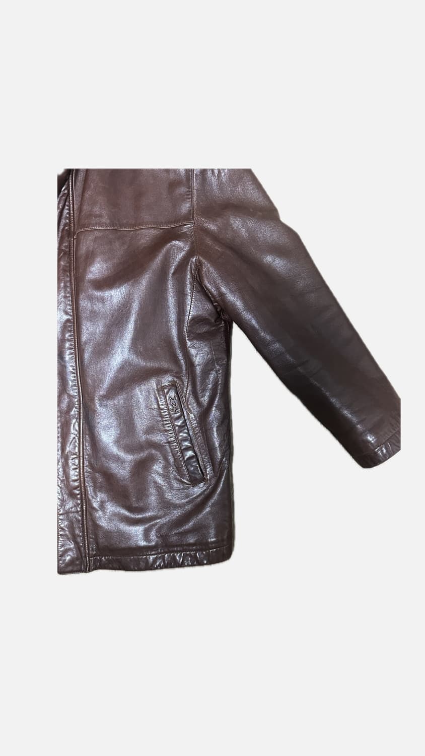 입생로랑 램스킨 레더자켓 상품이미지4