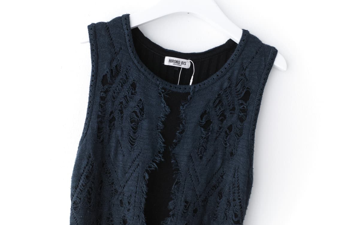 hiroko bis) damage knit long sleeve 상품이미지2