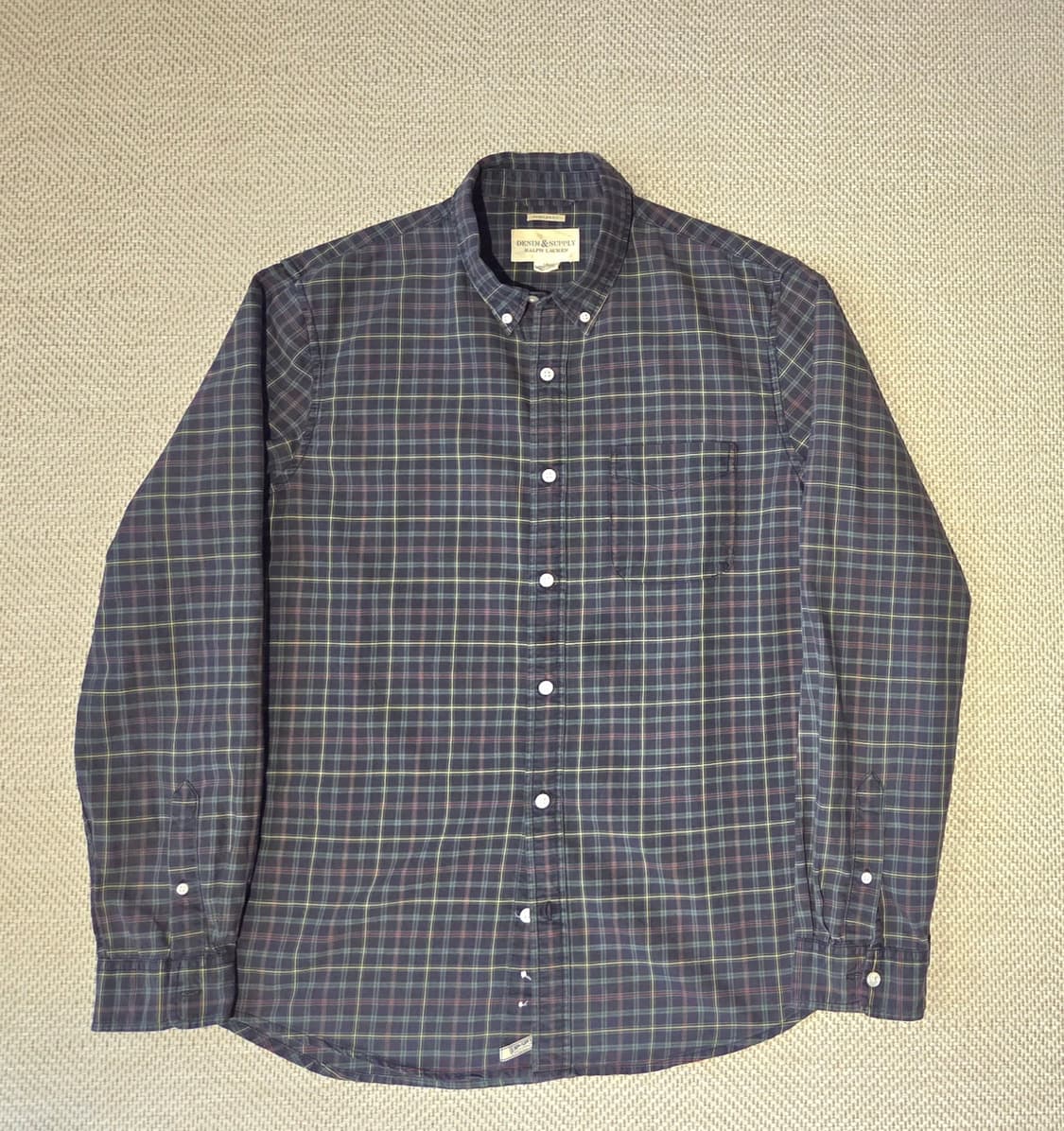 폴로 데님앤서플라이 타탄 체크 셔츠 L  상품이미지3