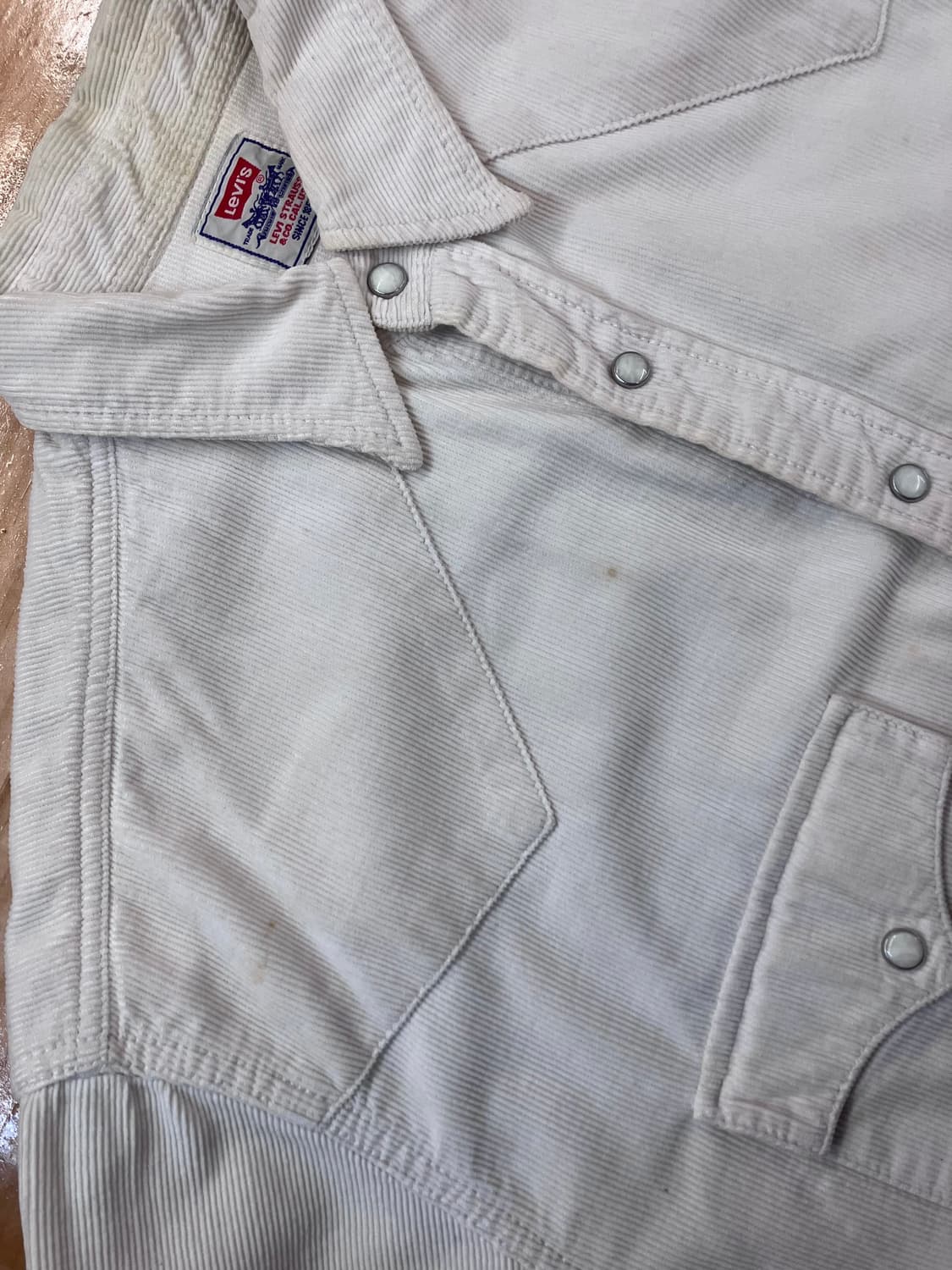 리바이스 바스토우 웨스턴 셔츠 베이지 XL  #csz3535 상품이미지4