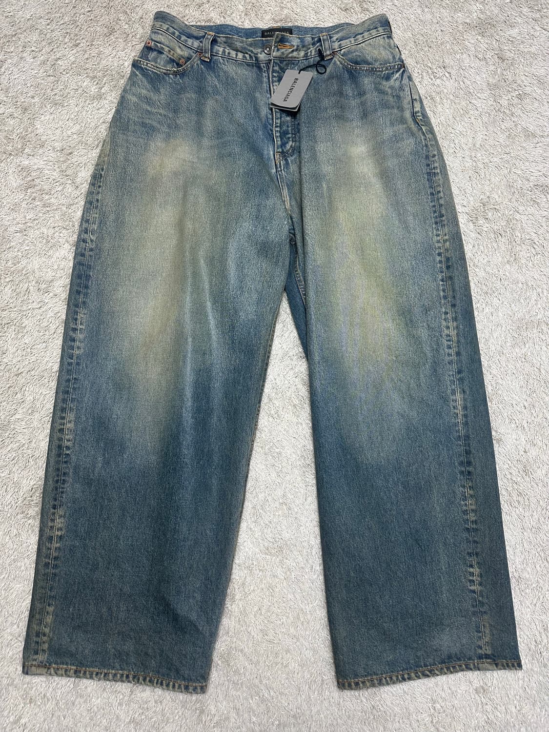 [M] 발렌시아가 코티드 라지배기 팬츠 상품이미지1