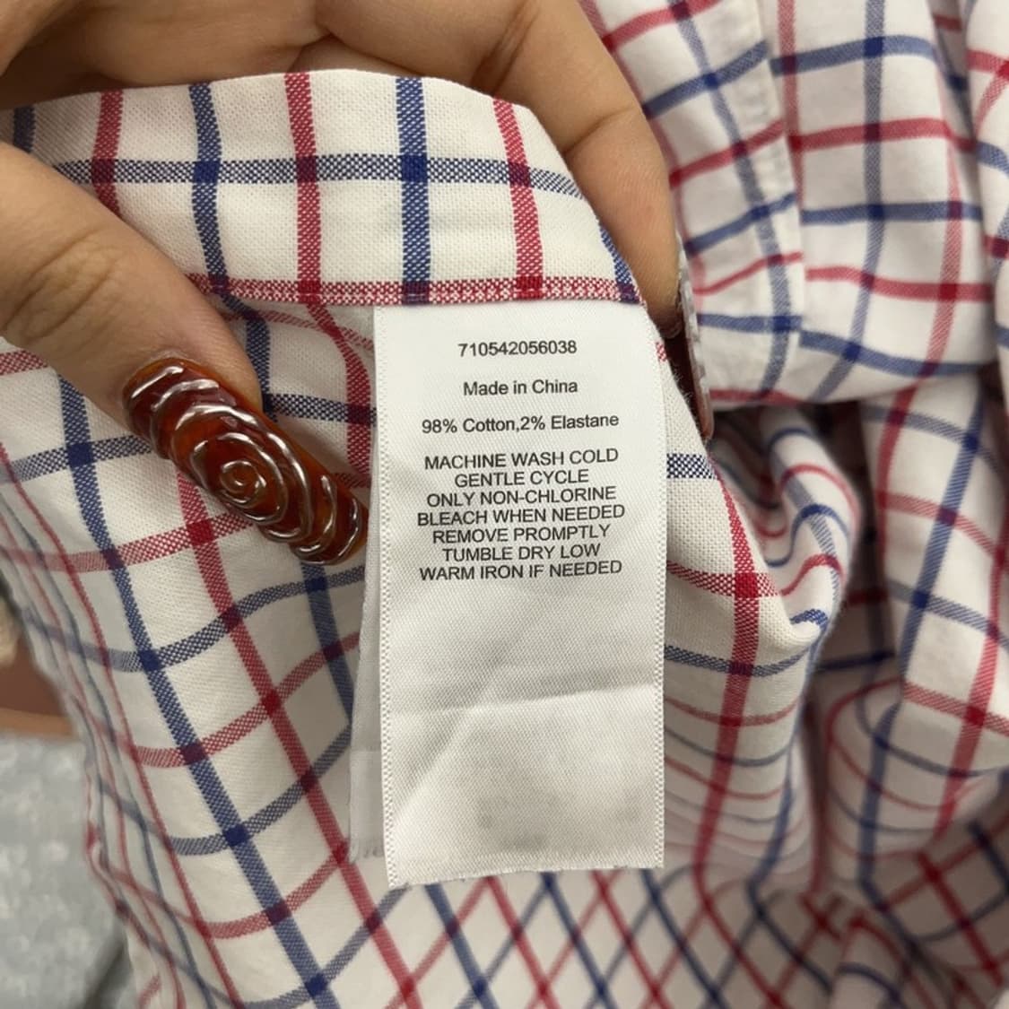 폴로 랄프로렌 컨트리 옥스포드 슬림핏 체크 셔츠 S C09438 상품이미지6