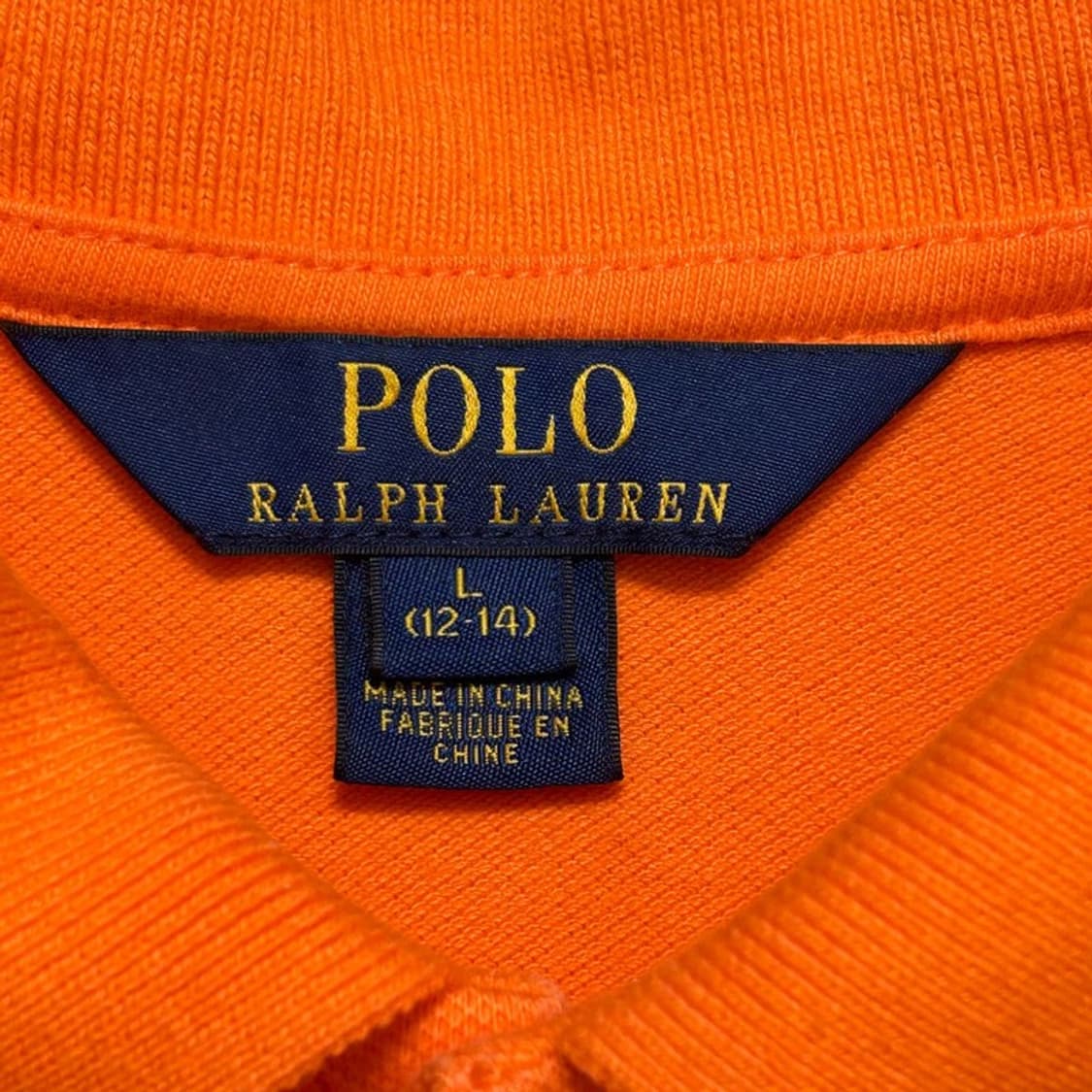 RALPH LAUREN 보이즈 빅포니 pk 롱슬리브 오렌지 L 상품이미지6