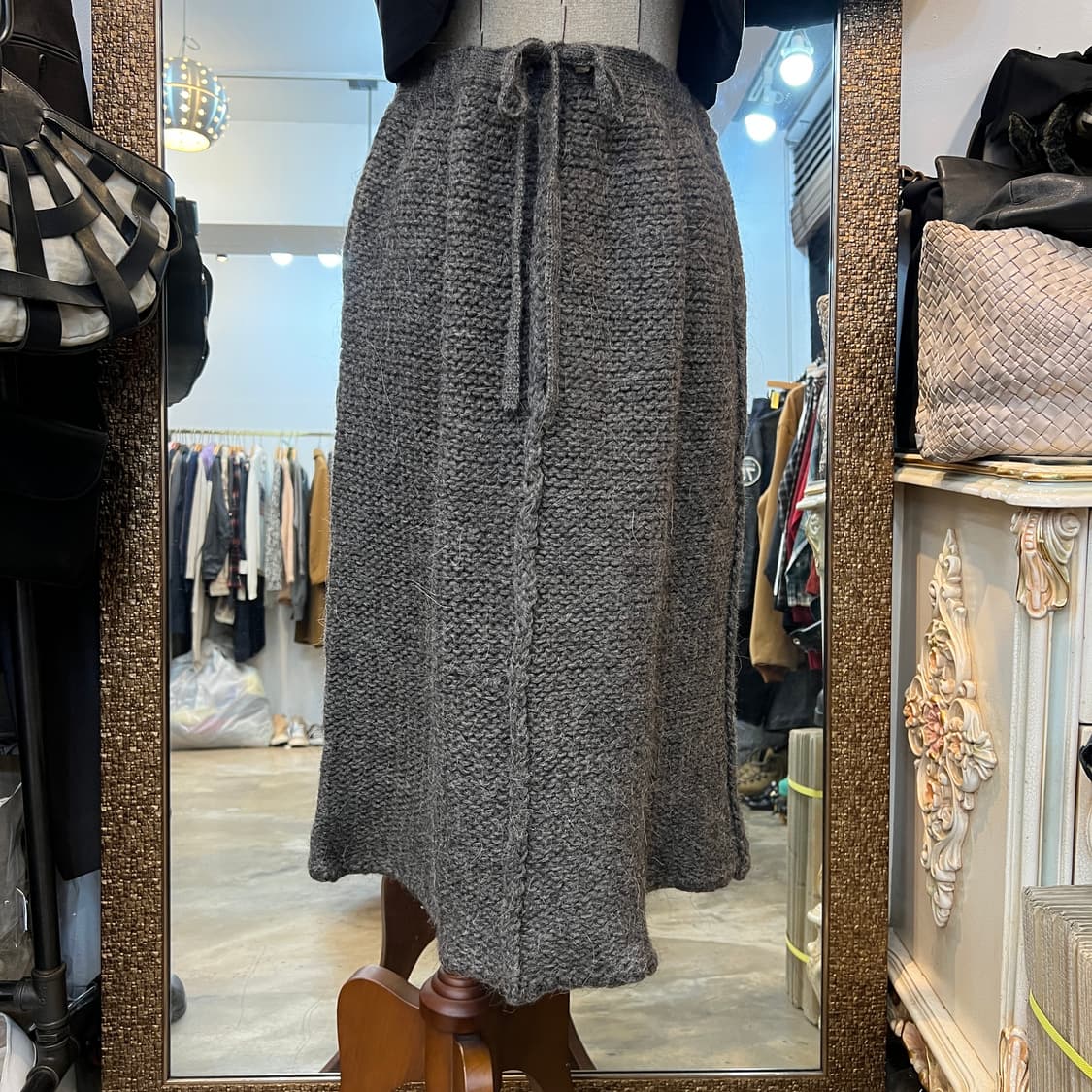 80s 꼼데가르송 니트 스커트 상품이미지5