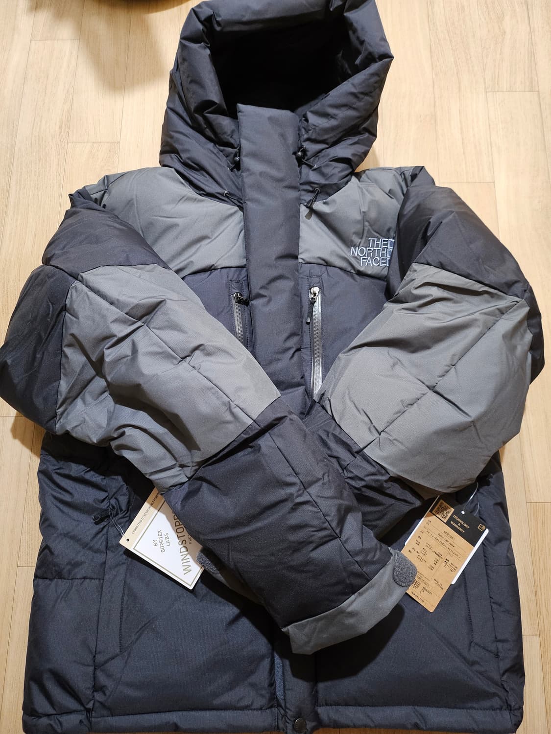 [L] 노스페이스 발트로 라이트 블랙 그레이 새상품 상품이미지2