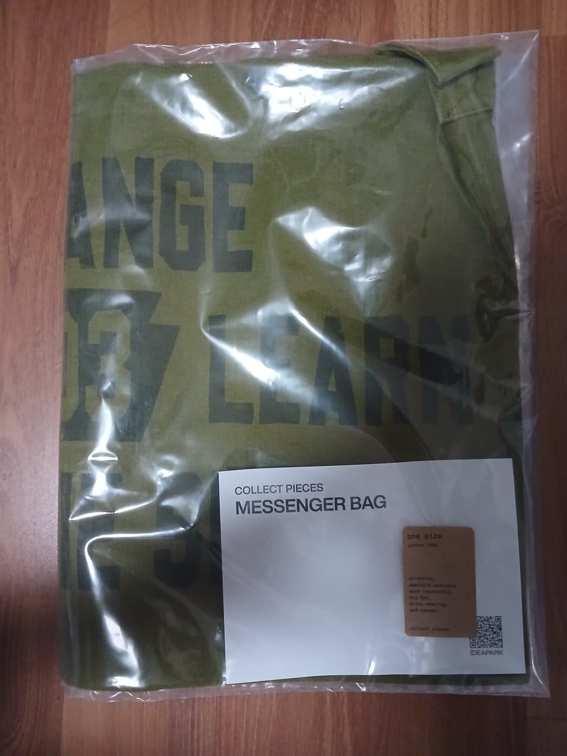 컬렉트피시스 메신져백 올리브그린 상품이미지2