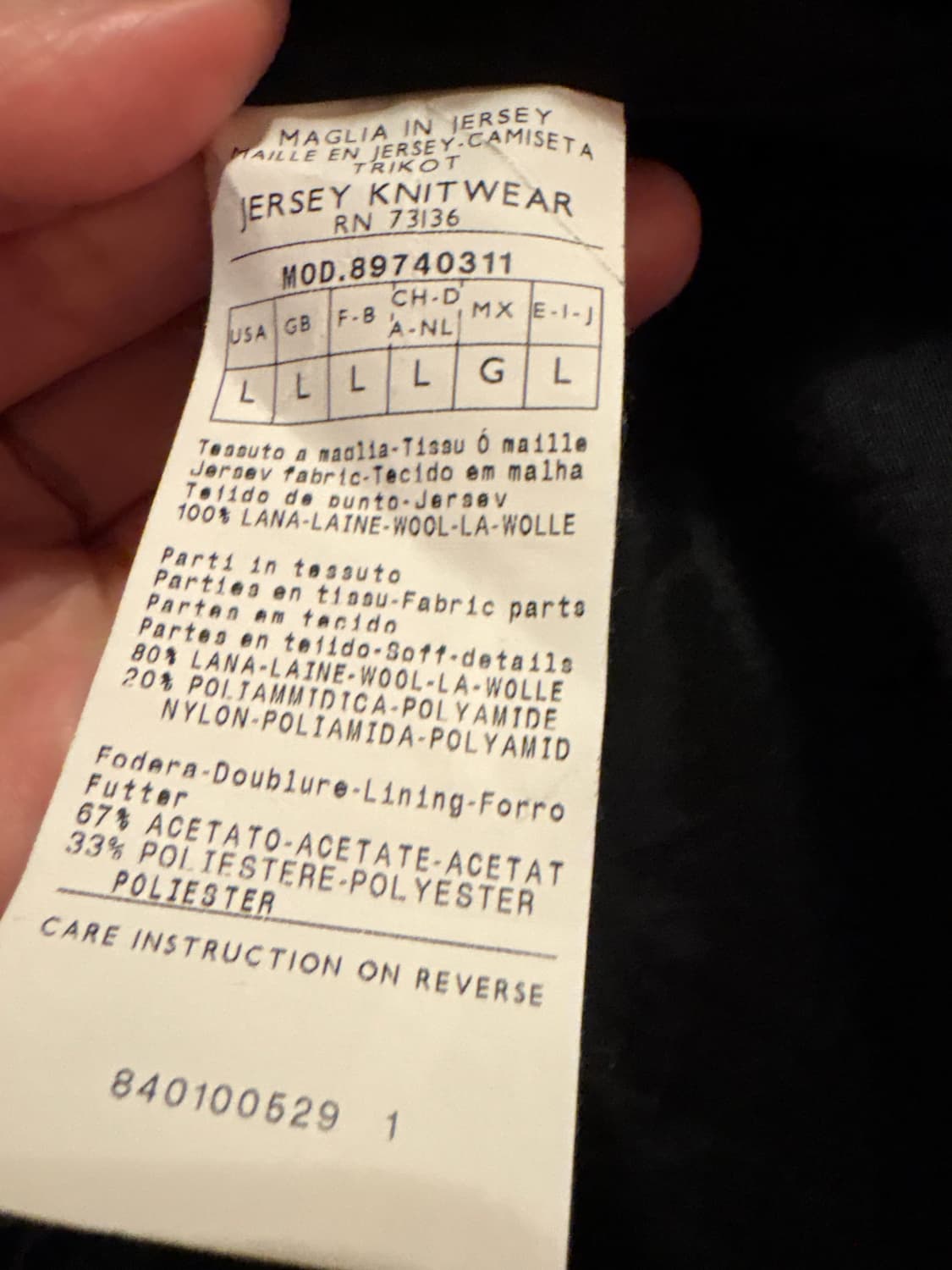 MAX&Co. (막스앤코)**의 블랙 울 저지 원피스 상품이미지4