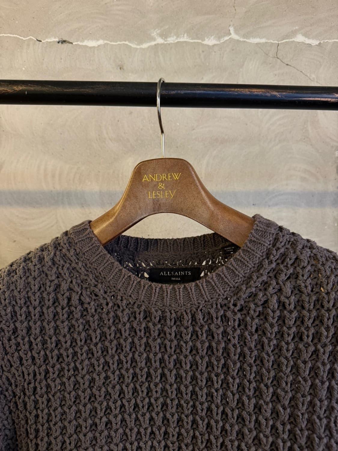 올세인츠 와플 니트 100 상품이미지3