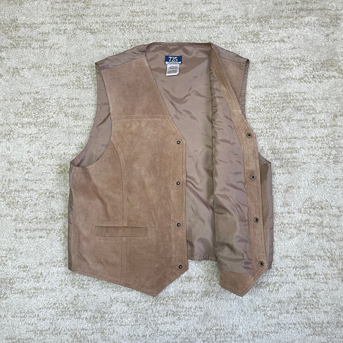 [L] 725 ORIGINAL오리지널 소가죽 스웨이드 베스트 웨스턴 조끼 상품이미지2