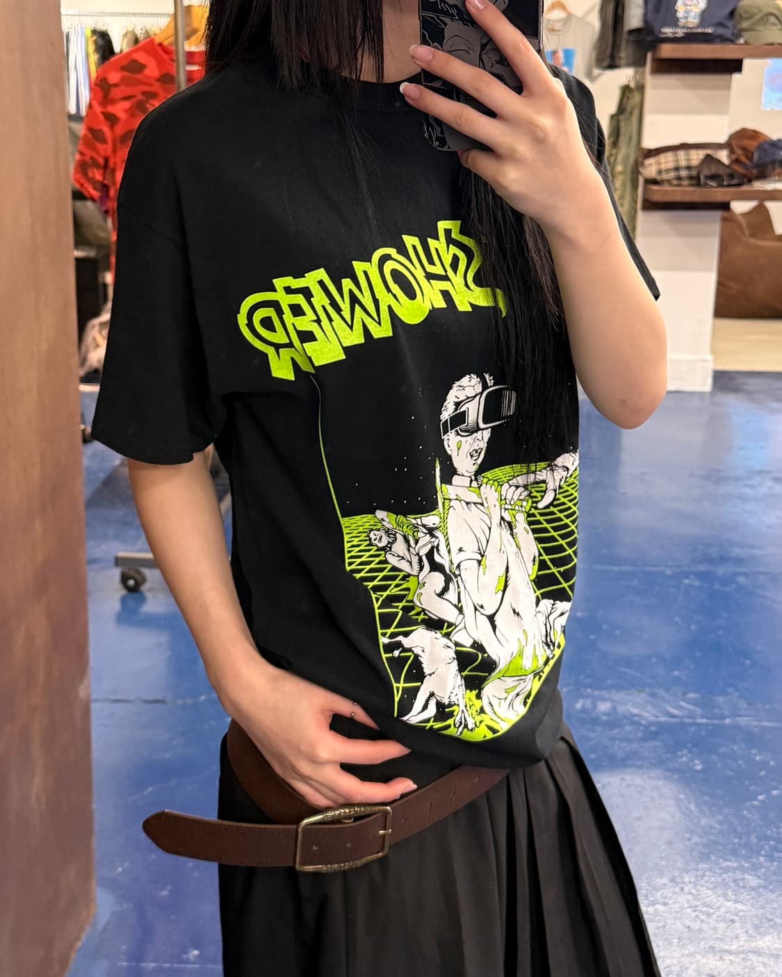 DRIVE SHOWER 블랙 반팔티 상품이미지2