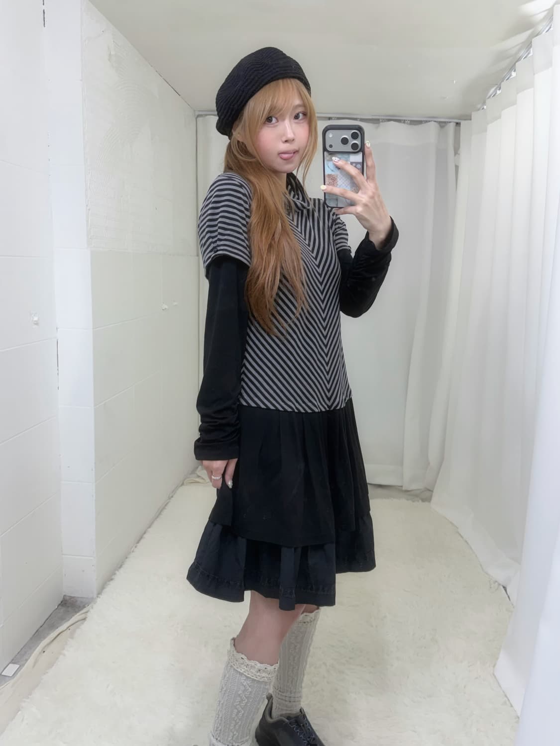 데일리 공겜여주 무채색 니혼진 코디세트 상품이미지2