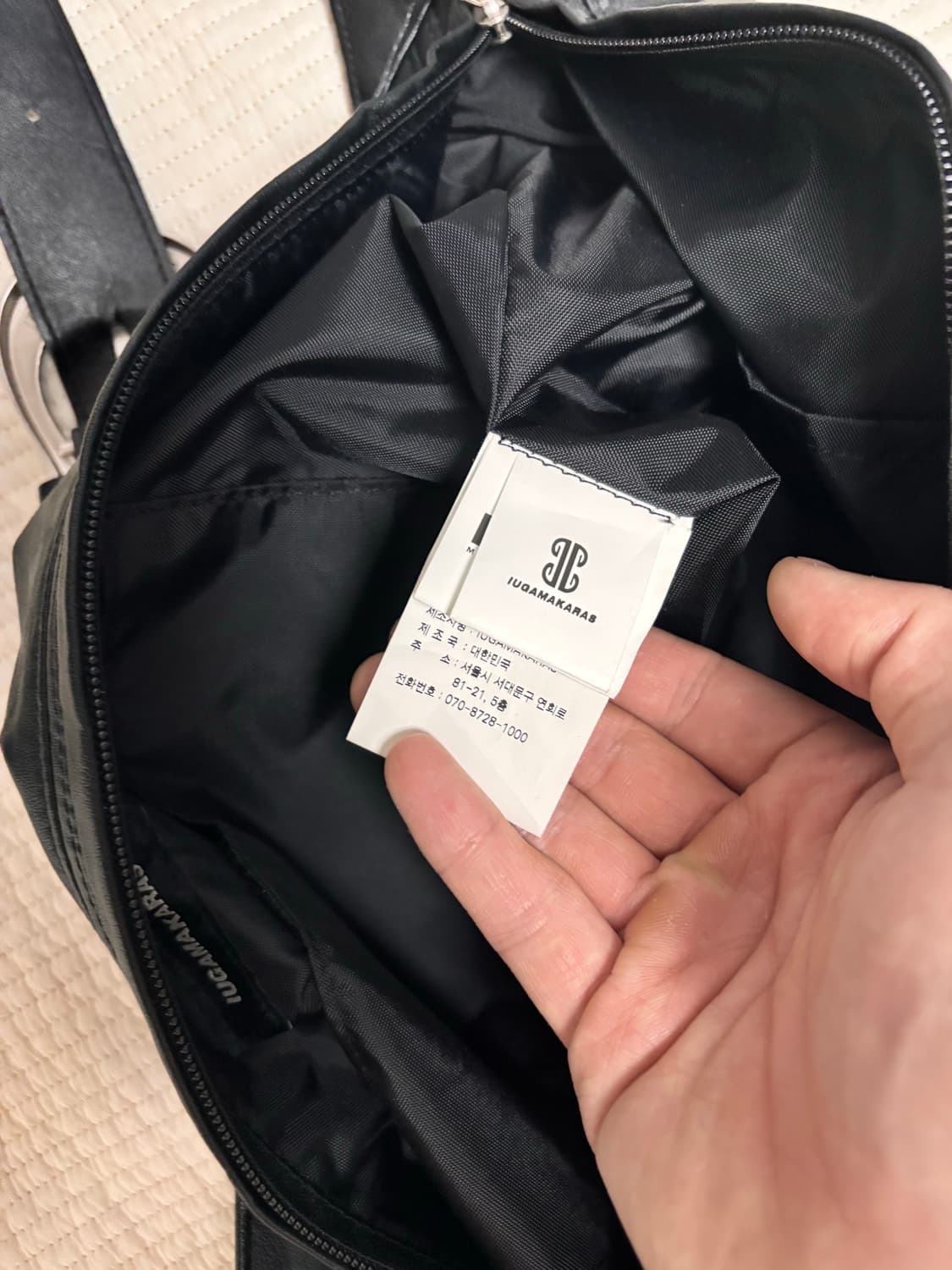 이우가마카라스 레더 숄더백 상품이미지4