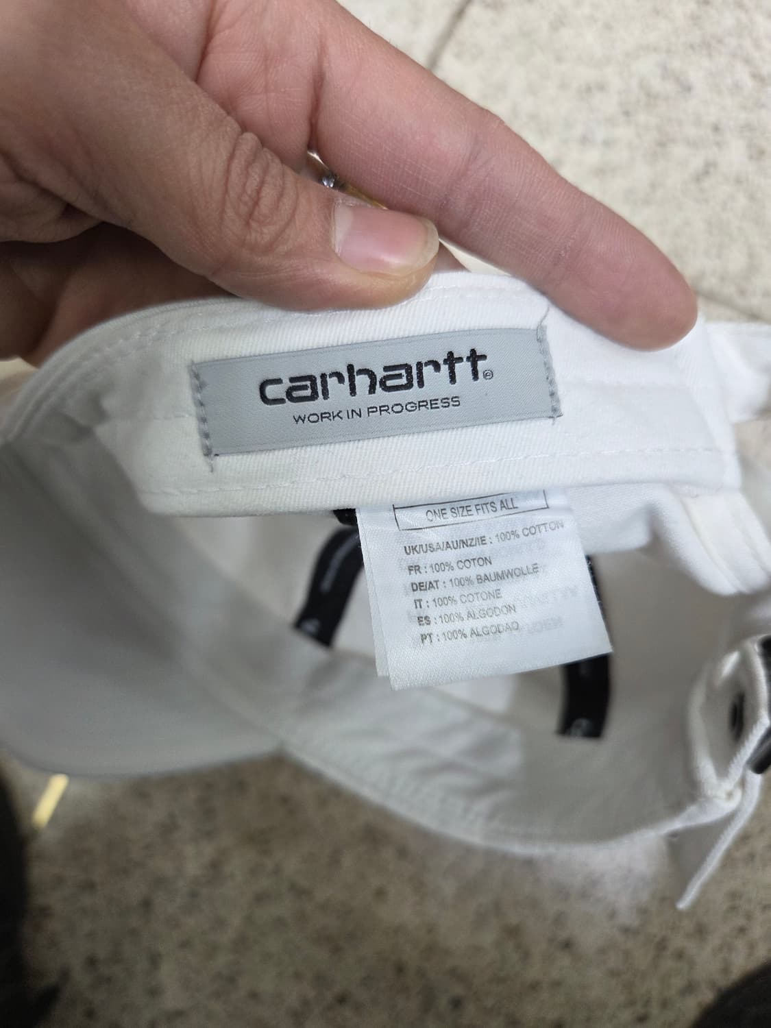 칼하트 화이트 모자 상품이미지5