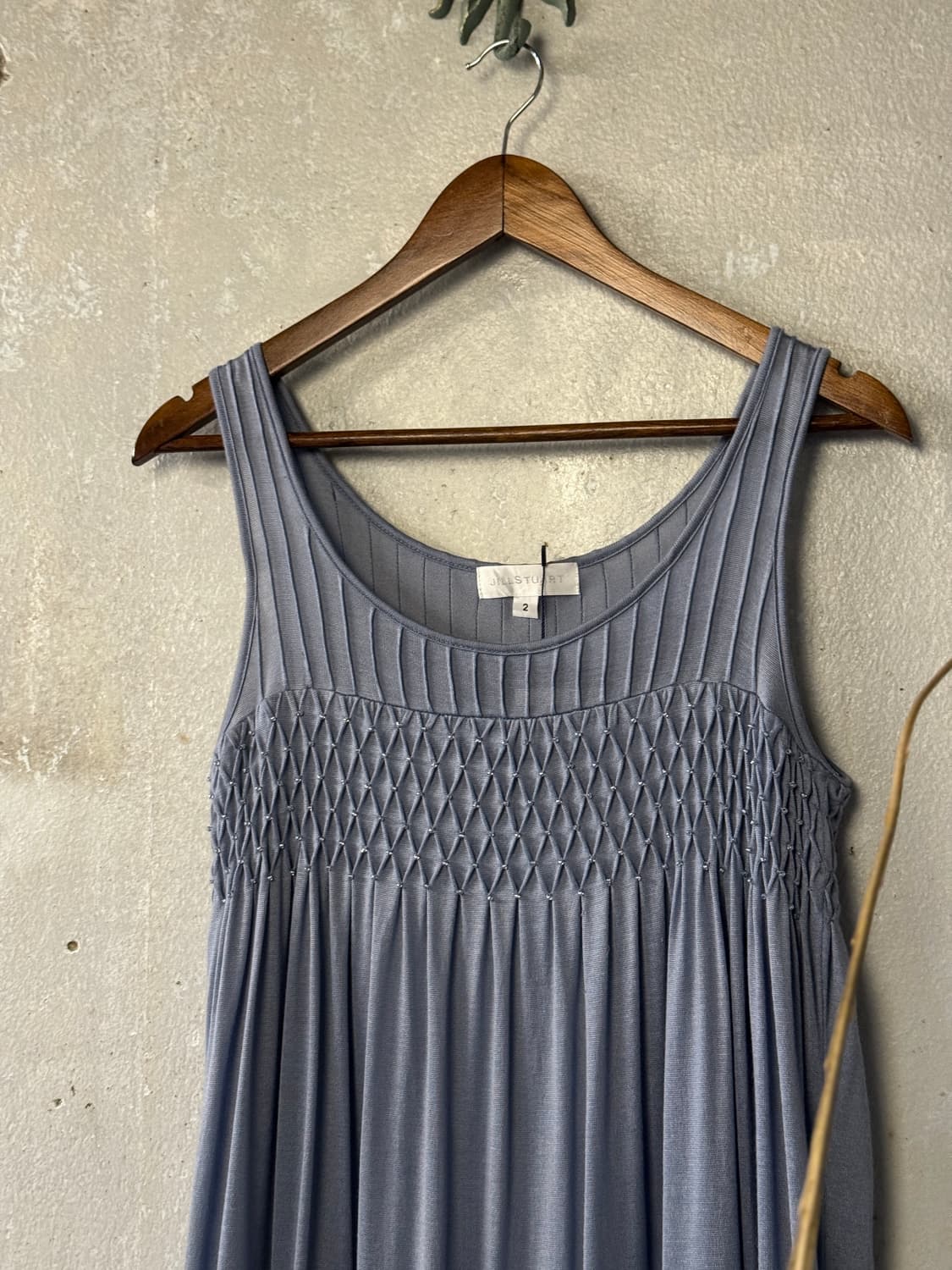 55-66) JILL STUART Beaded Shirring Dress 상품이미지2