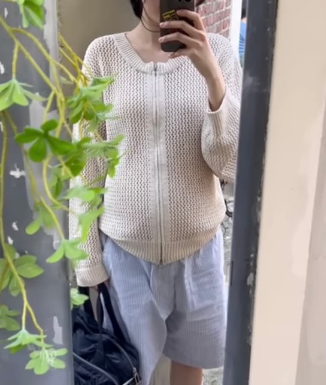 블루브릭 Net zip up knit 상품이미지3