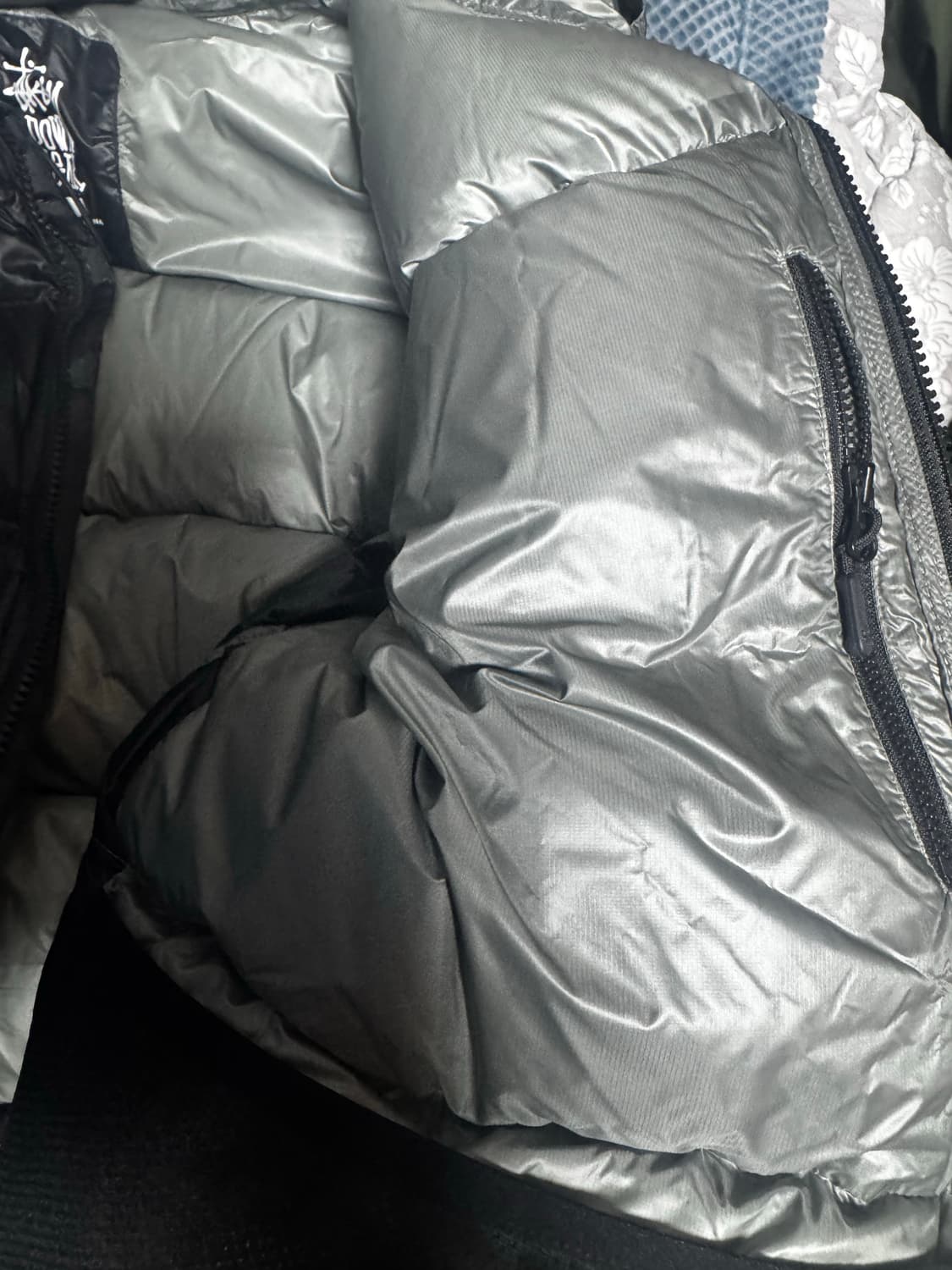 스투시 패딩 s사이즈 마이크로립스탑 블랙 역시즌 급처분  상품이미지4