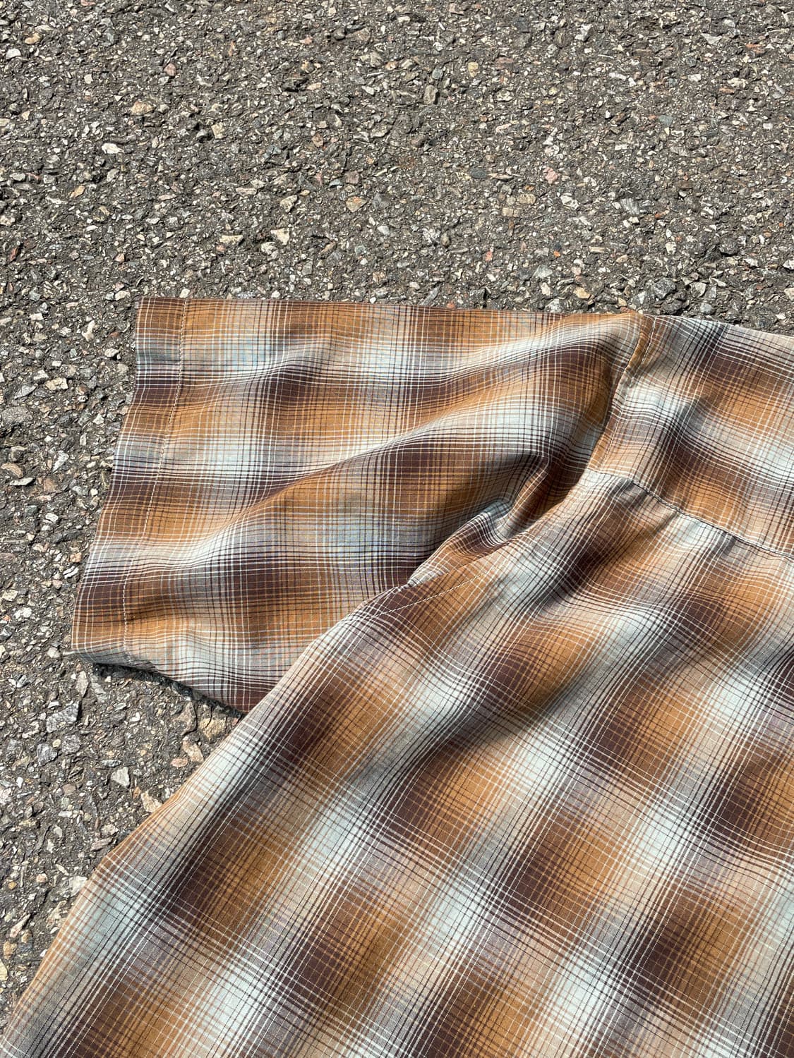 빔즈 BEAMS Ombre Check Easy Shirt 상품이미지6