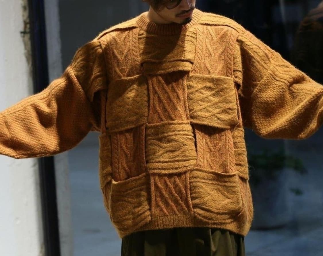 요크 크로싱 케이블 니트 상품이미지1