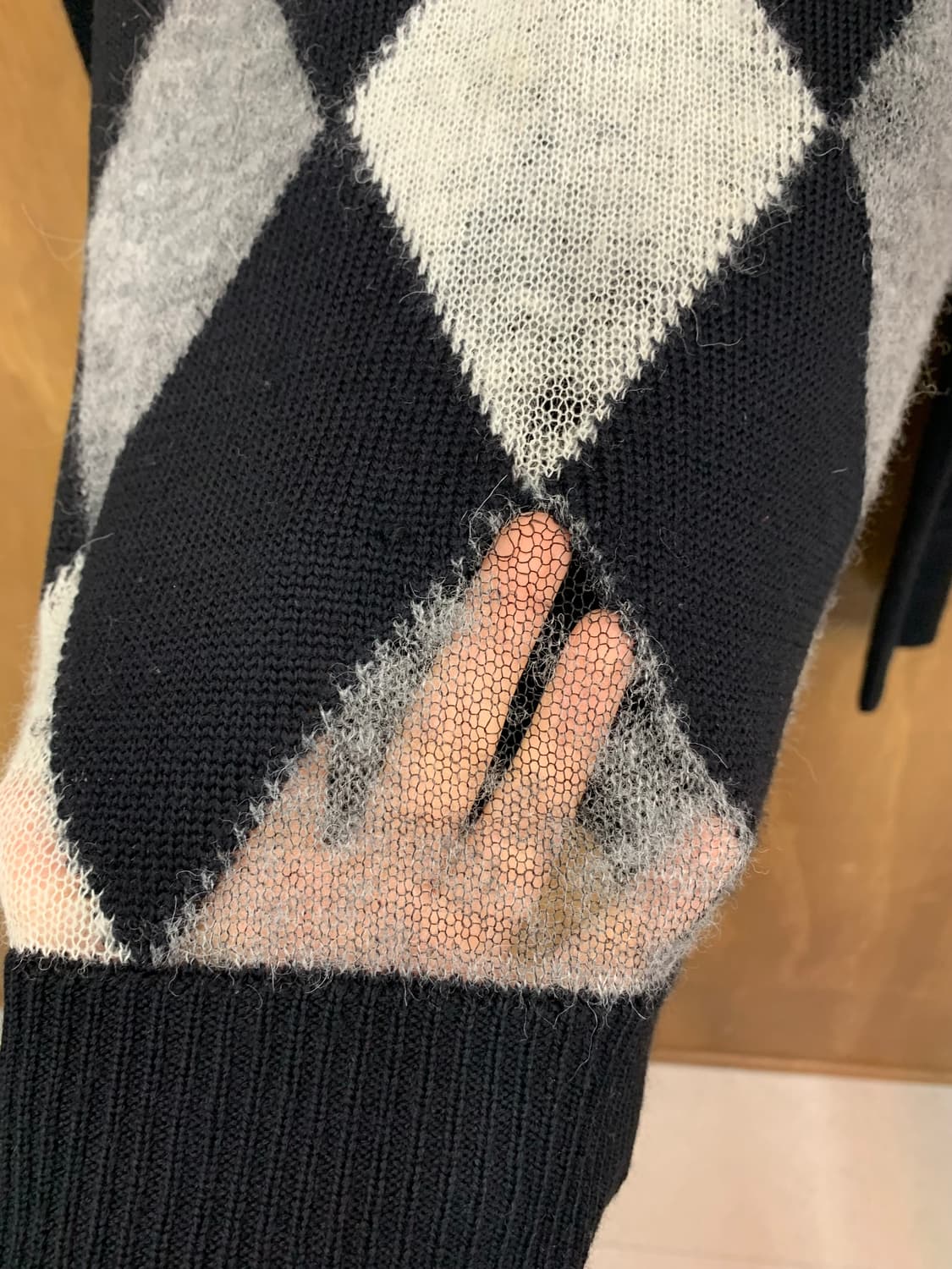 Burberry 버버리 아가일 니트 상품이미지4