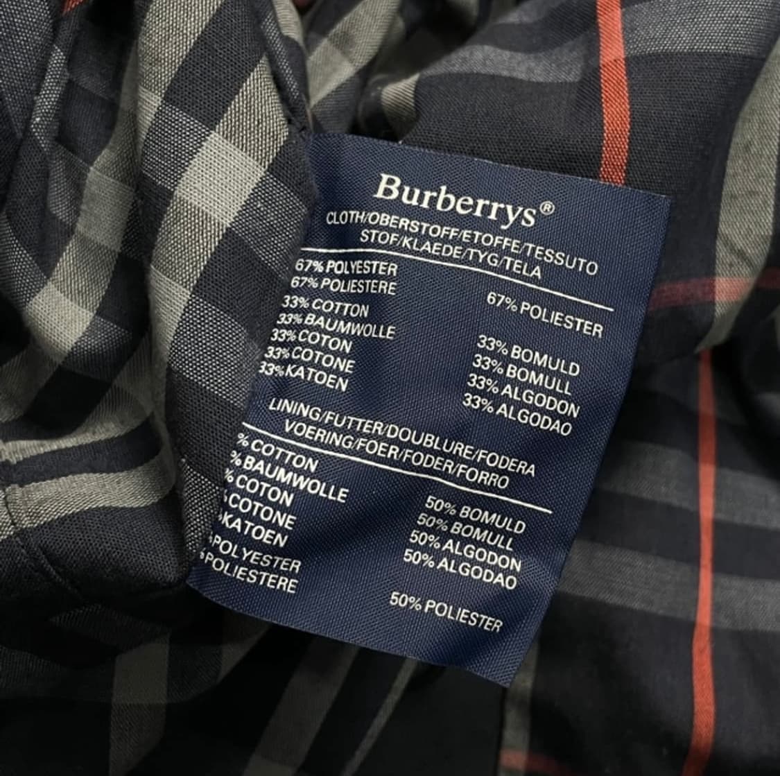 90s 버버리 트렌치 코트 100 상품이미지4