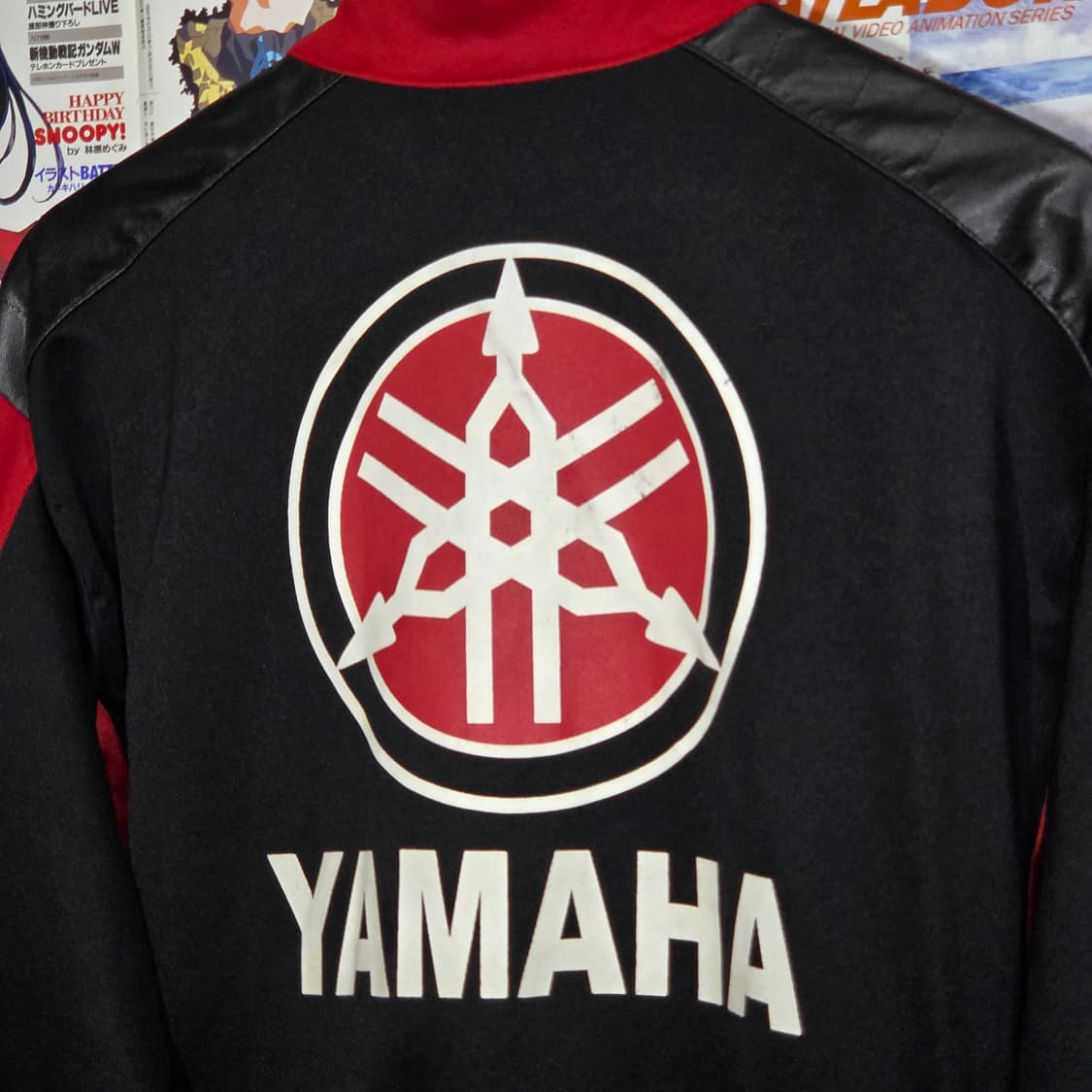 야마하 빅프린팅 레드&블랙 레이싱 져지 상품이미지7