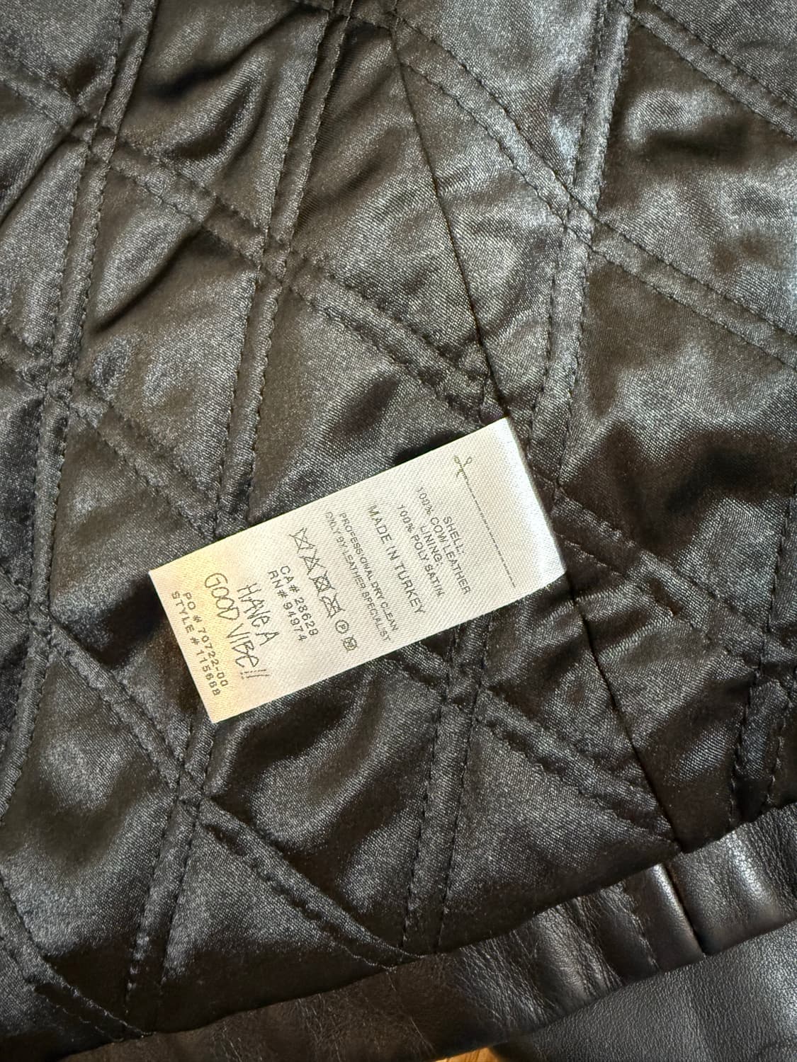 스투시 레더 빙 자켓 블랙 M사이즈 상품이미지7