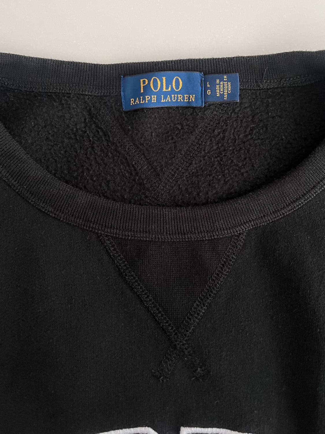 L) 폴로 랄프로렌 기모 맨투맨 블랙 상품이미지6