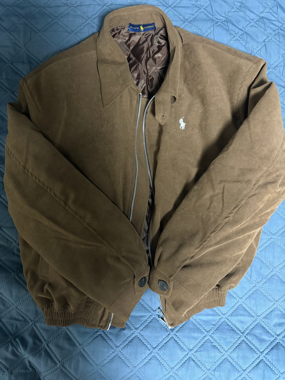 폴로 스웨이드 자켓 (브라운) 새상품⭐️⭐️ 상품이미지3