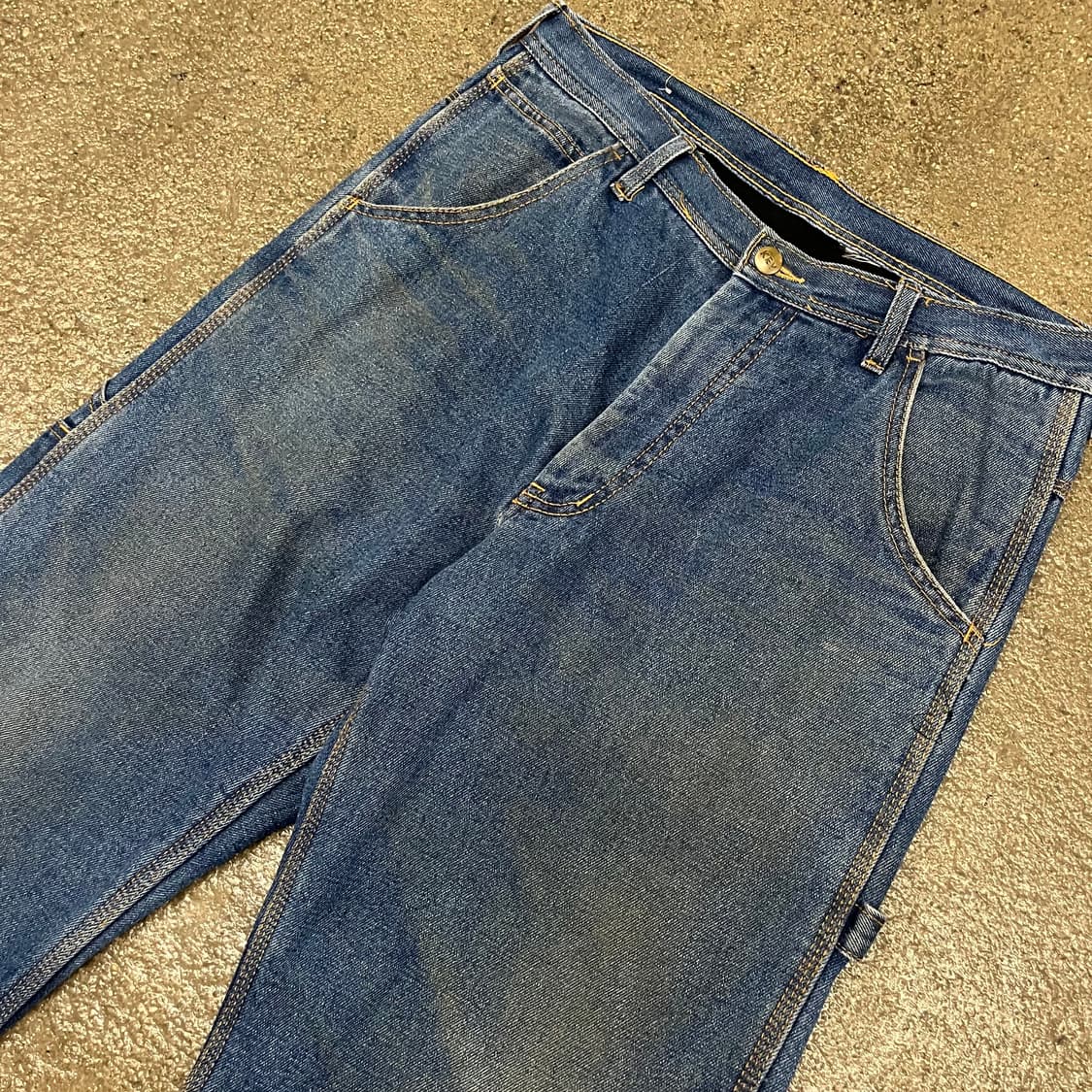 Key 플리스 라인드 데님 카펜터 팬츠 (32“) 상품이미지5