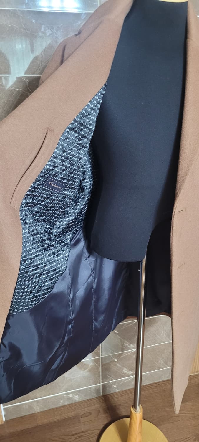 (남성110사이즈,2xl사이즈) GGIO2 롱코트(모62캐시미어16) 상품이미지6