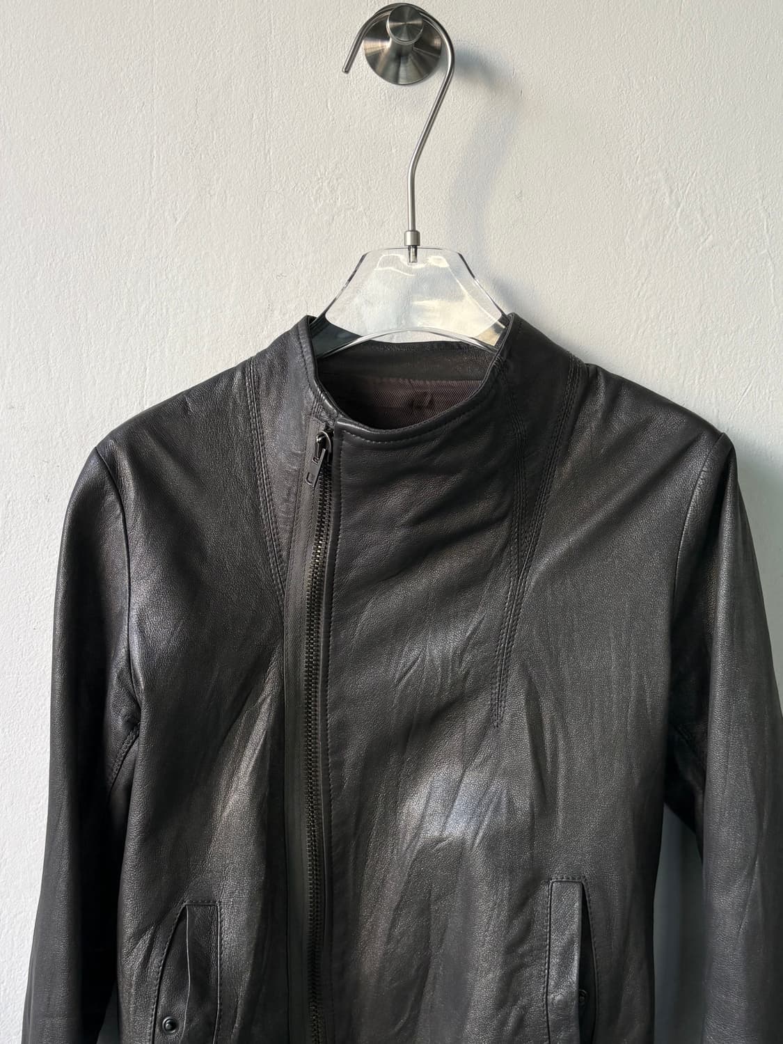 s.w.o.r.d 램스킨 사선 자켓  상품이미지4