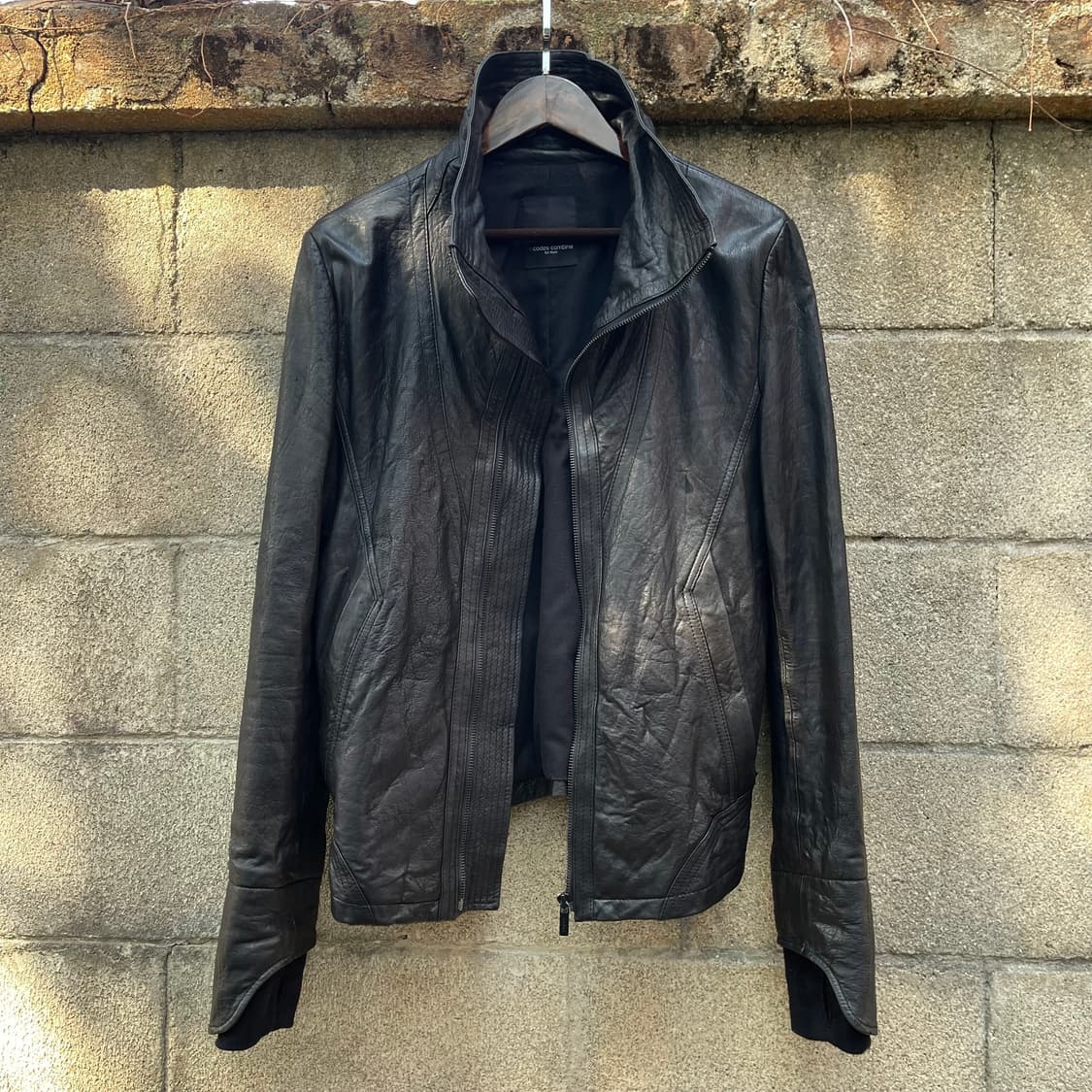 [95] Codes Combine 하이넥 양가죽 자켓 상품이미지2