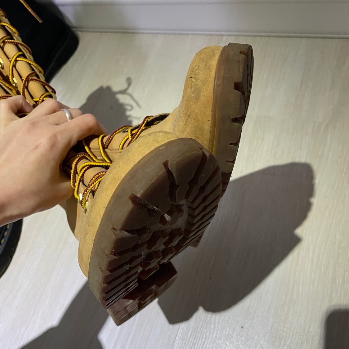 [uk4.5] 팀버랜드 14인치 롱부츠 카멜 브라운 235 상품이미지6