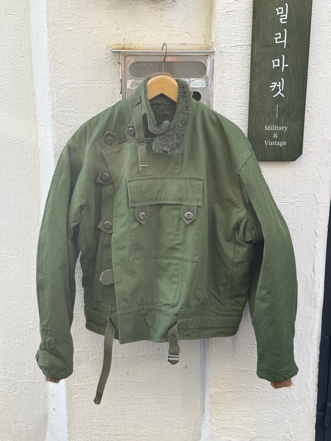레어) 1961 스웨덴군 모터사이클 자켓 (54) 상품이미지1
