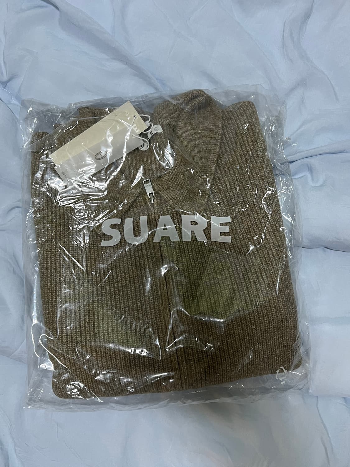 수아레 니트집업 L사이즈 상품이미지1