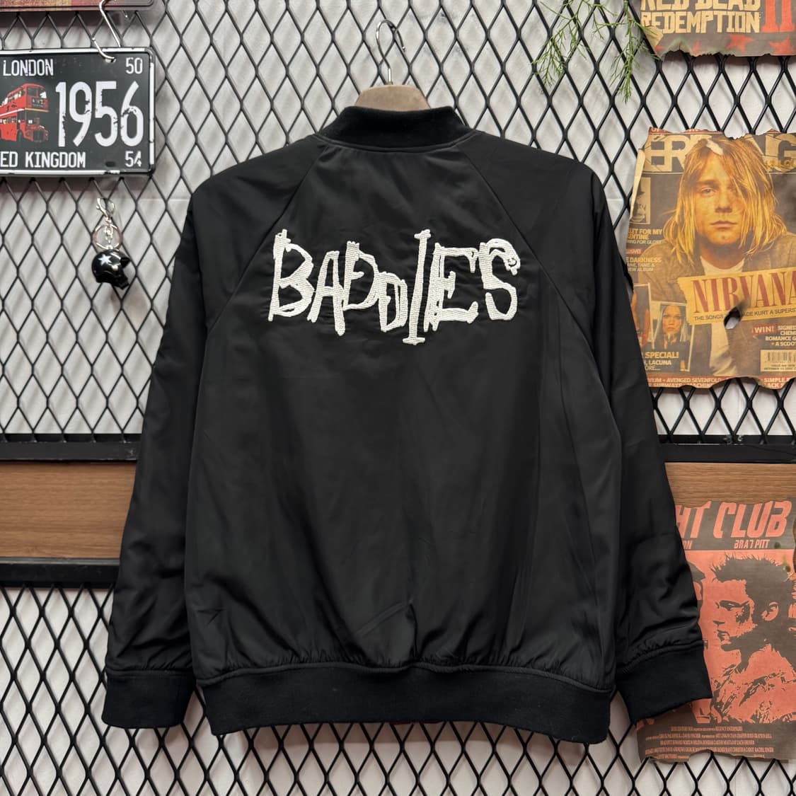 JPN VINTAGE 리버시블 스카쟌 봄버 자켓 레드 블랙 상품이미지4