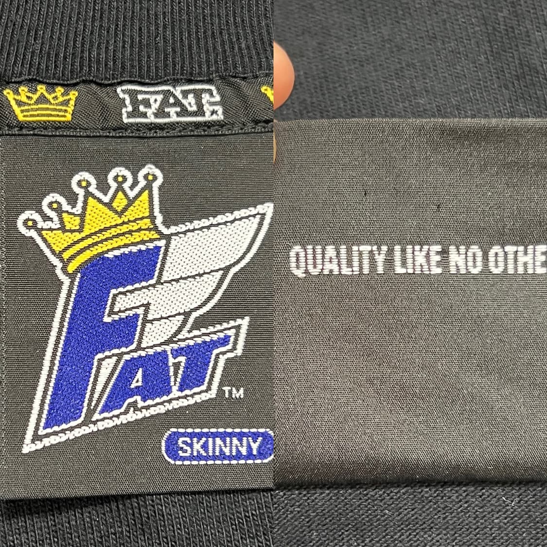 FAT Tokyo 왕관 로고 티셔츠 네이비 상품이미지5