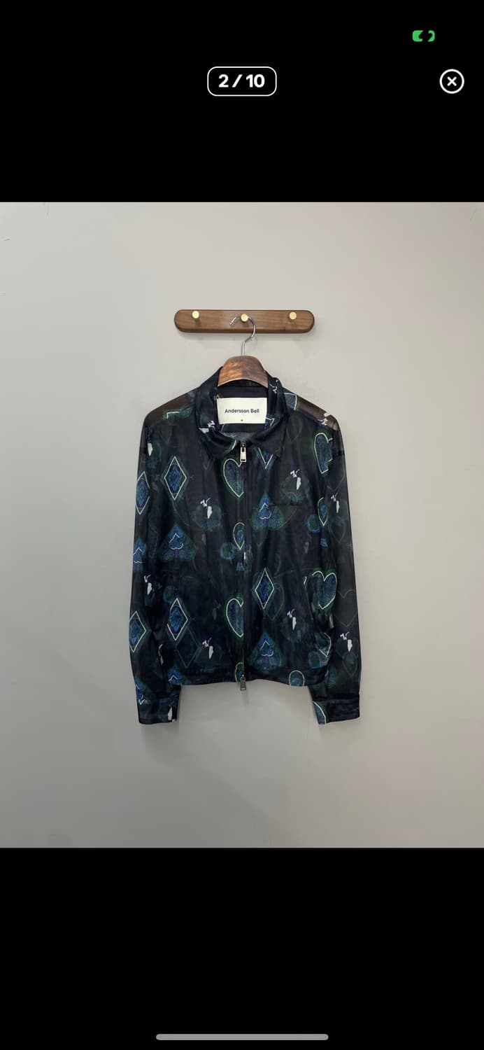 앤더슨벨 쉬어 매쉬 집업 자켓 A3418 상품이미지2