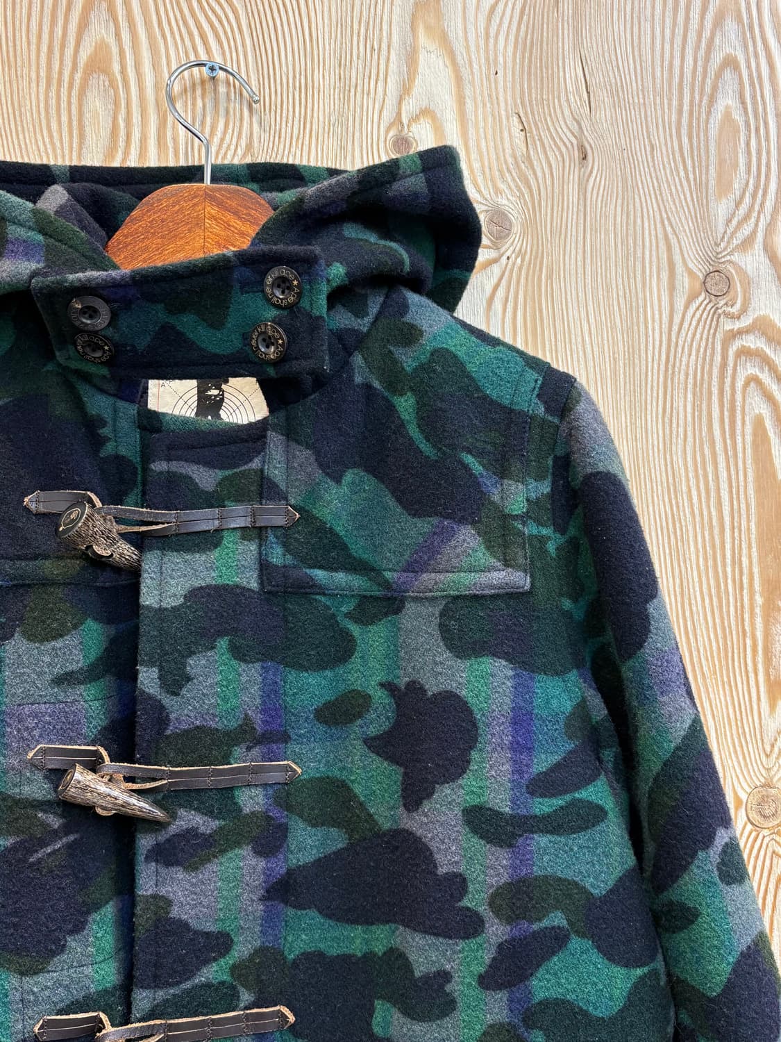 00s 베이프 녹계 더플 코트 상품이미지3