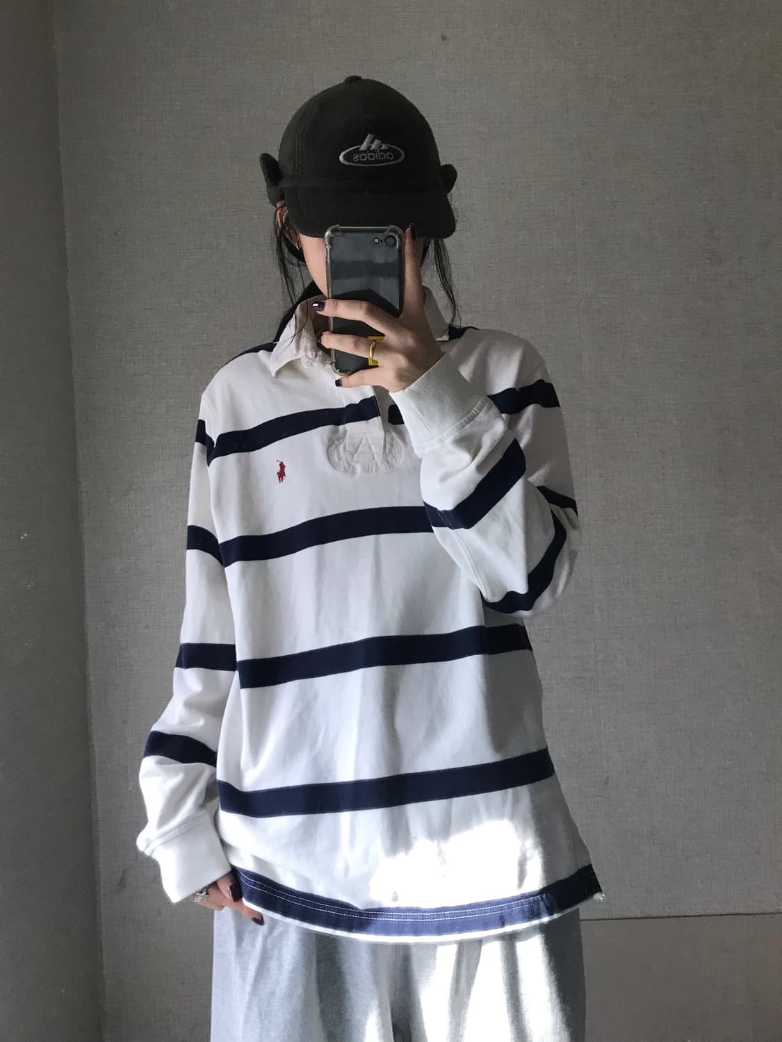 폴로 스트라이프 럭비티셔츠 상품이미지1