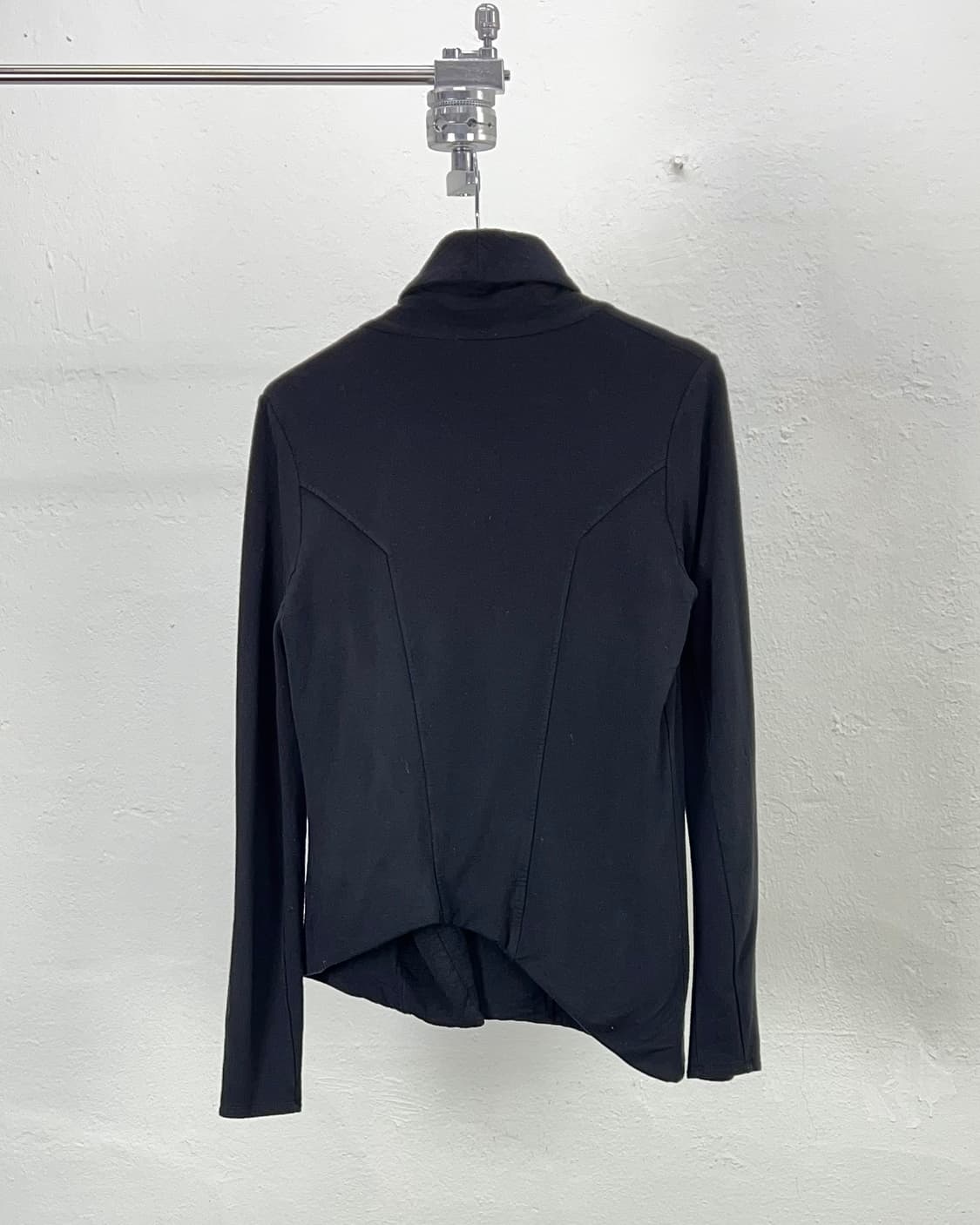 헬무트랭 블랙 비대칭 언발런스 모달 집업 마운틴 자켓 상품이미지7