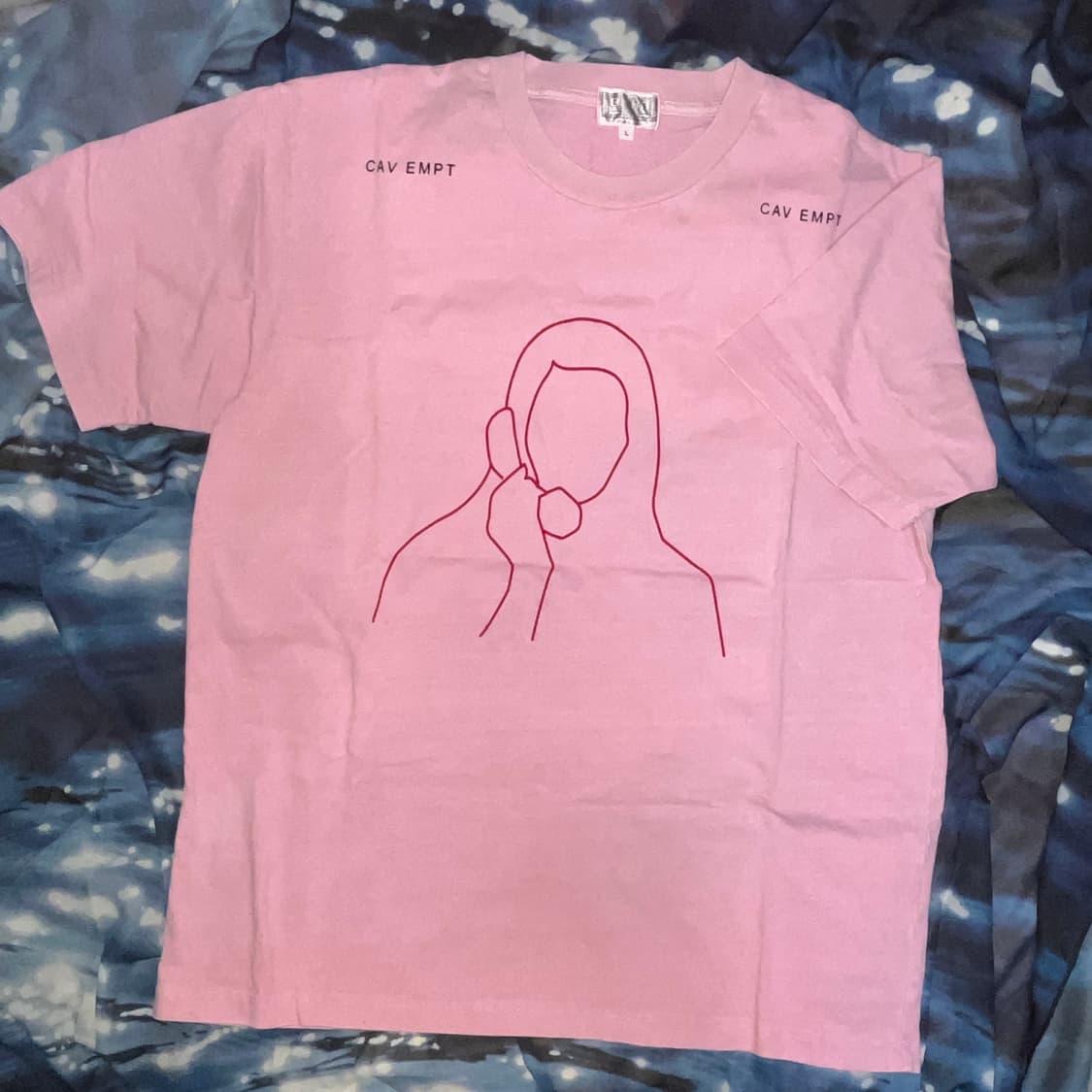 CavEmpt Graphic Pink T-Shirt 상품이미지1