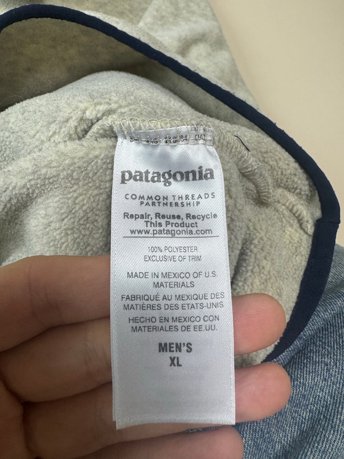 XL 파타고니아 신칠라 오트밀 상품이미지4