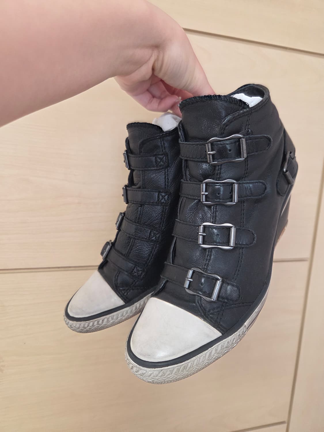 아쉬 제니얼 웨지스니커즈 37 오네갸루깔(박스포함 상품이미지1