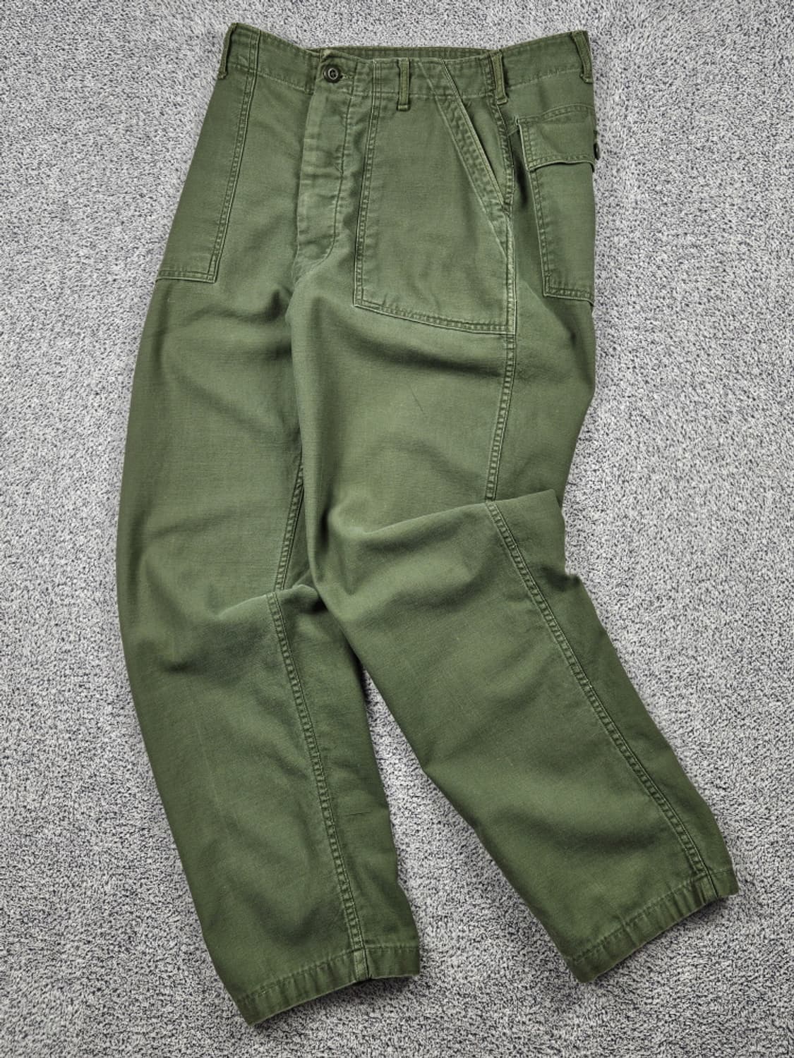 70's U.S ARMY 전기형 퍼티그 팬츠 (34X33) / 10335 상품이미지2