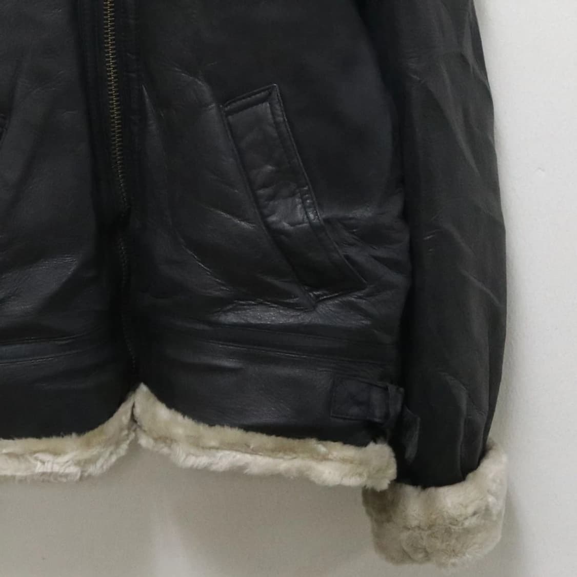 SUNTORY BOSS COFFEE 소가죽 무스탕 자켓 64768 상품이미지5