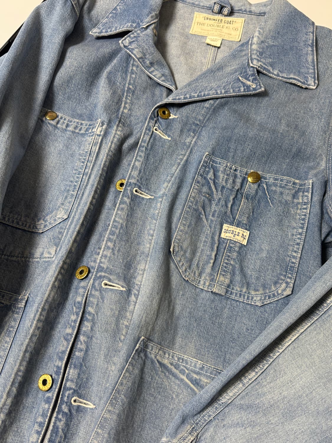 더블알엘 인디고 엔지니어 자켓 xl 새상품 상품이미지7