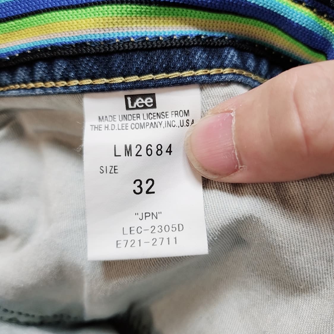 [32] Lee 청바지 데님팬츠 상품이미지3