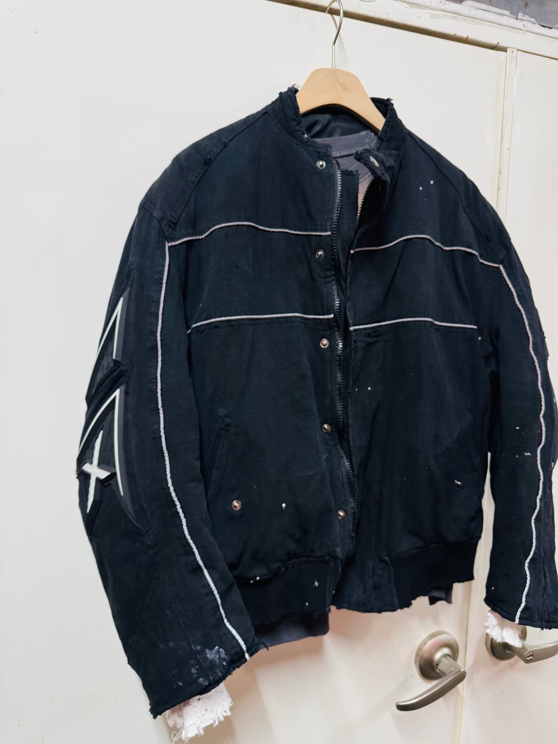 빈티지 바이커 패디드 점퍼 상품이미지2