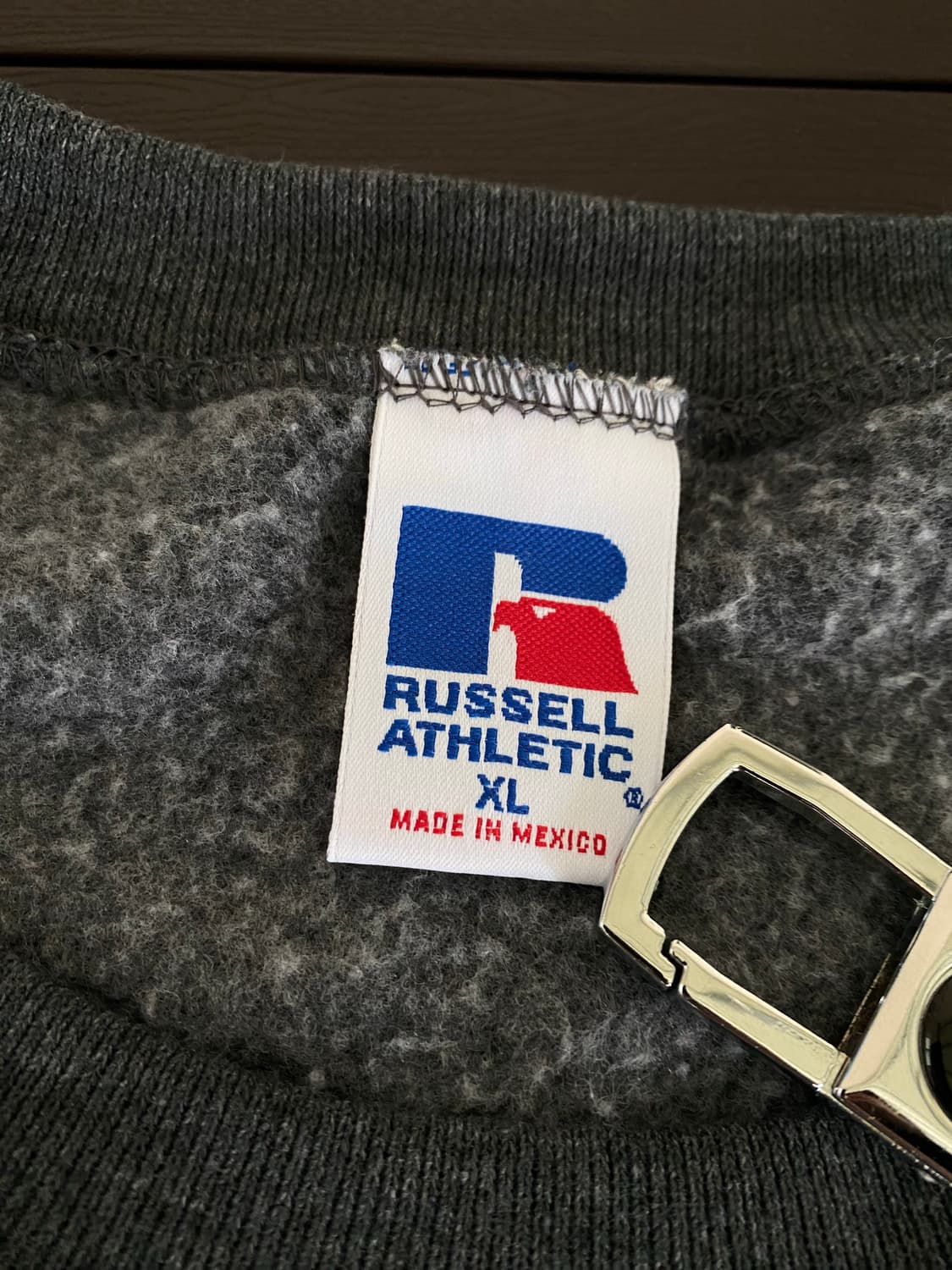 (XL) 90s 빈티지 러셀 스웻셔츠 다크그레이 상품이미지3